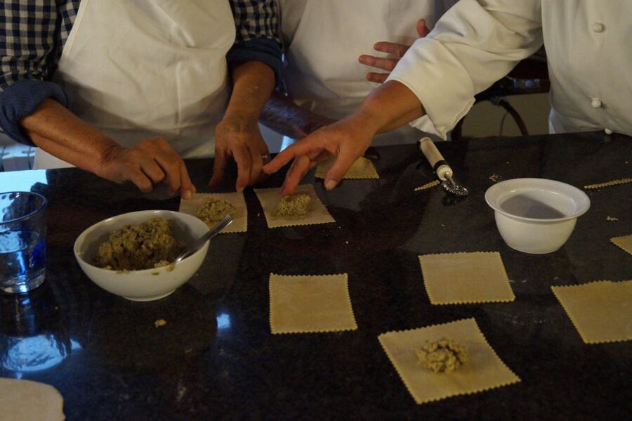 Yummy Cooking Class In Venice - Eating what you made: wine, conversation, and the terrace view