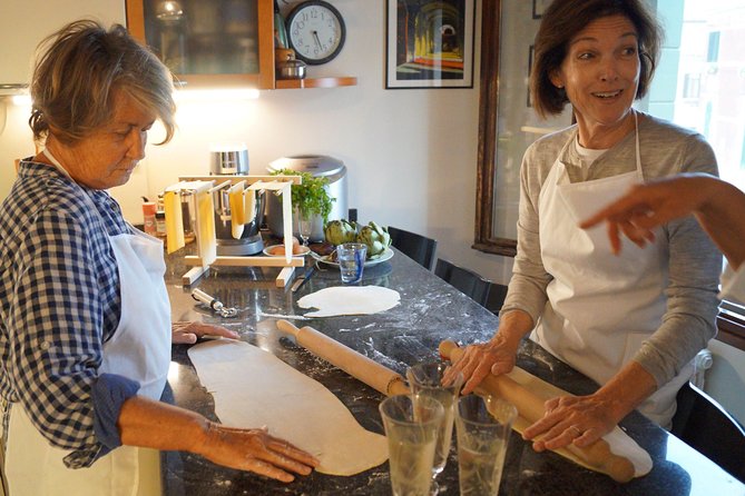 Yummy Cooking Class in Venice with Professional Chef - Lunch With Wine, Water, and a Terrace View